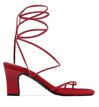 Strappy Heels Red Athens