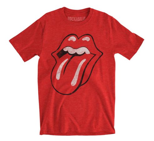 ROLLING STONES Red Tongue Slim Fit T-shirt