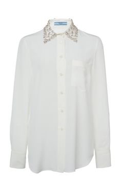 Prada WHITE embellished Shirt