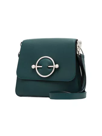 JW Anderson green Disc leather shoulder bag $1,275 - Buy Online - Mobile Friendly, Fast Delivery, Price