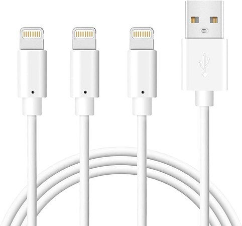 Amazon.com: iPhone Charger [Apple Mfi Certified] Bkayp 3Pack 10FT Lightning Cable Fast Charging Nylon Braided Syncing Long Cord Compatible iPhone 12/11Pro Max/11/XR/X/8/7/6-2021 Upgrade