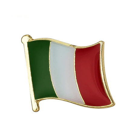 ITALY FLAG Enamel Pin Badge Lapel Brooch Fashion Gift Jewellery Italian PN27