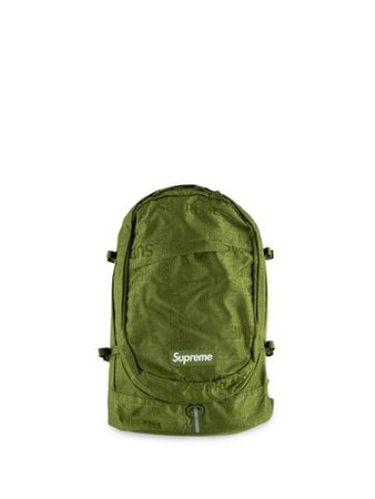 Green Supreme Box Logo Backpack | Farfetch.com