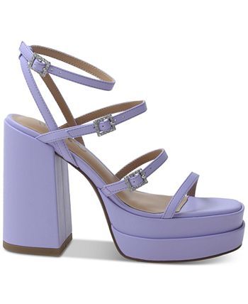 Wild Pair Olyve Ankle-Strap Double Platform Sandals, Created for Macy's & Reviews - Sandals - Shoes - Macy's