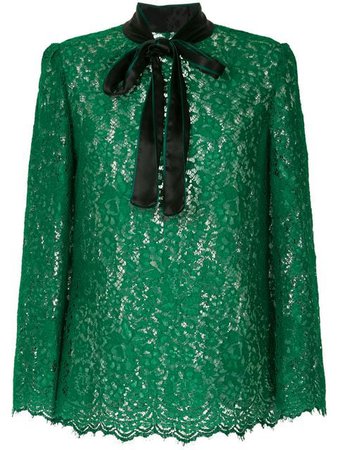 Dolce & Gabbana lace pattern blouse