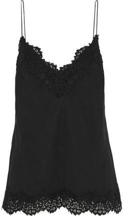 Corded Lace-trimmed Satin Camisole