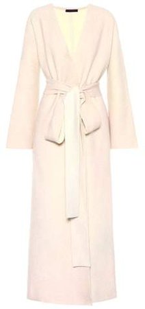 Misty wool and cashmere coat