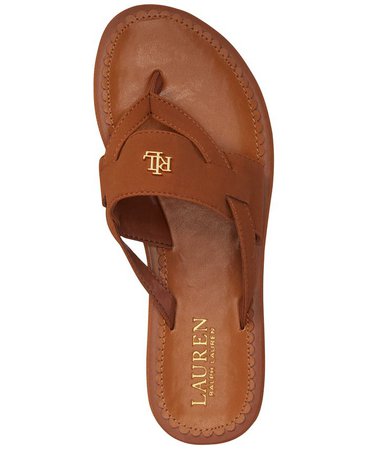 Lauren Ralph Lauren Rosalind Thong Sandals & Reviews - Sandals - Shoes - Macy's