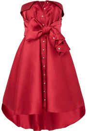 Halpern | Asymmetric cutout sequined tulle mini dress | NET-A-PORTER.COM