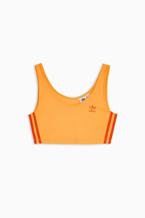 Three Stripe Crop Bra by adidas | Topshop orange