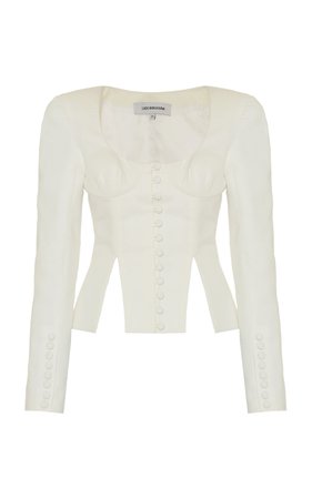 Lado Bokuchava Corset-Inspired Cotton Jacket Size: XL