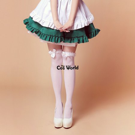 Lolita Bowknot Lace Over The Knee Long Stocking Socks Thighhighs For Maid Dress Cosplay Costumes-in Costume Accessories from Novelty & Special Use on Aliexpress.com | Alibaba Group