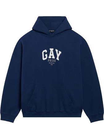 Balenciaga Pride cotton hoodie - FARFETCH