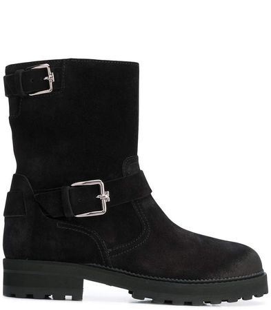 buckled ankle boots