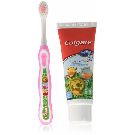 Colgate My First Baby and Toddler Fluoride Free Toothpaste and Toothbrush - Kmart