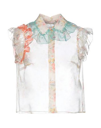 Christopher Kane Floral Shirts & Blouses - Women Christopher Kane Floral Shirts & Blouses online on YOOX United States - 38787191FU
