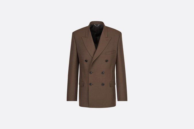 Wool and mohair double-breasted jacket - Ready-to-Wear - Men's Fashion | DIOR