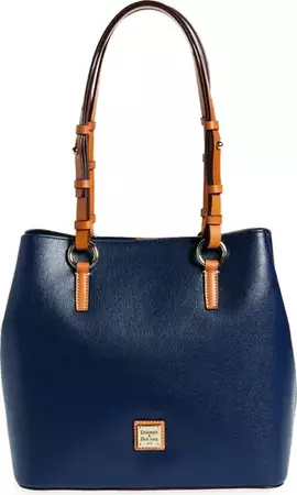 Dooney & Bourke Briana Leather Shoulder Bag with Zip Pouch | Nordstromrack