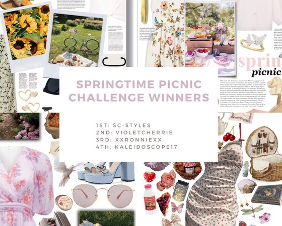 Springtime Picnic Challenge Winners