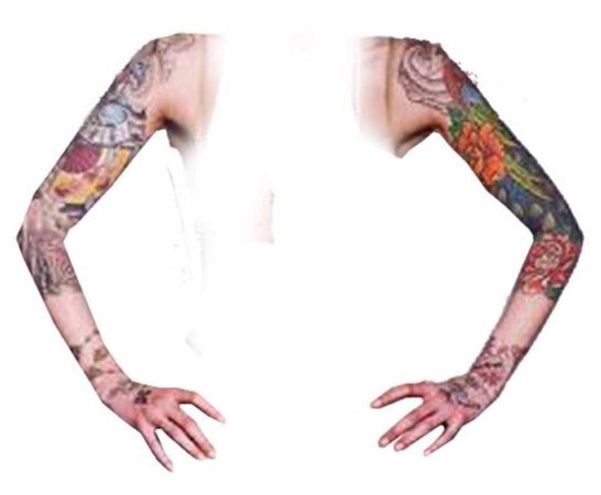 tattoo doll arms