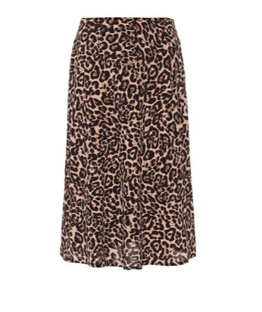 BAUM UND PFERDGARTEN Senga leopard-print midi skirt