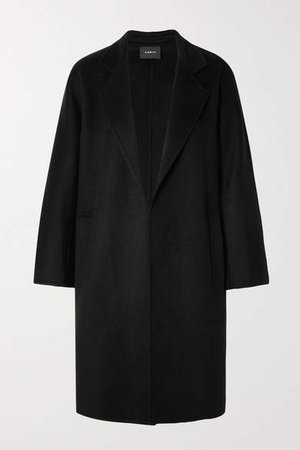 Halma Cashmere Coat - Black