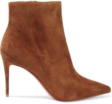 So Kate Booty 85 Suede Ankle Boots - Brown