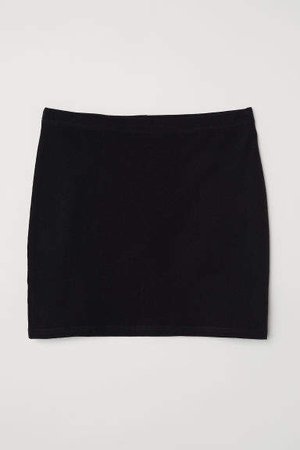 Jersey Skirt - Black