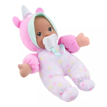 My Sweet Love 10-Inch Soft Baby Doll with Pacifier & Unicorn Outfit, Dark Skin Tone - Walmart.com