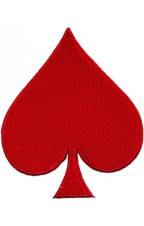 red spade