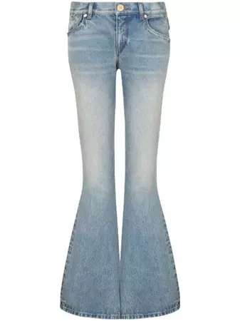 Balmain Western low-rise Bootcut Jeans - Farfetch