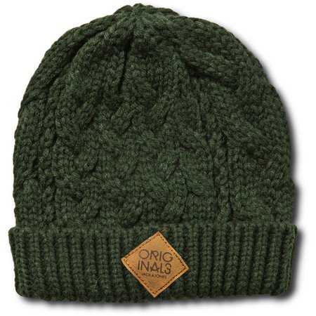 forest green beanie hat