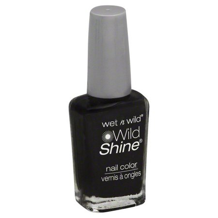 wet n wild Wild Shine Nail Polish, 424A Black Creme, 0.43 Fl. Oz. - Walmart.com - Walmart.com