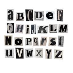 Aesthetic alphabet sticker
