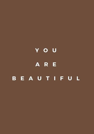 you are beautiful text aesthetic