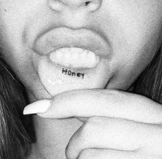 Inner Lip Tattoo