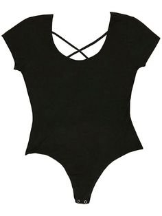 Ultra Flirt Black Bodysuit