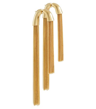 Saint Laurent - Tassel chain earrings | Mytheresa