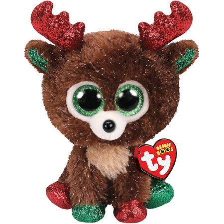 Fudge Beanie Boo Reindeer Plush 3in x 6in | Party City