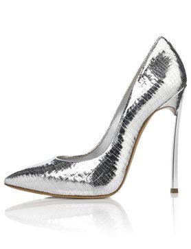 silver casadei shoes