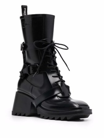 Chloé Betty harnessed rain boots - FARFETCH