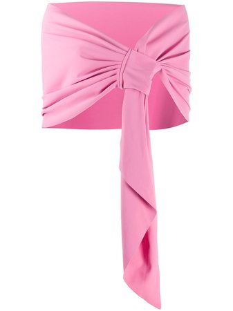 Le Petite Robe Di Chiara Boni Eva jersey scarf pink EVAB - Farfetch