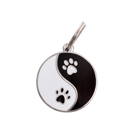Yin Yang Pet ID Tag – Two Tails Pet Company