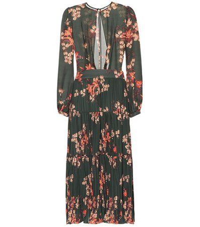 Counter Culture floral silk-blend dress