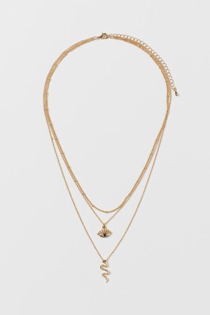 Dreireihige Halskette - Goldfarben - Ladies | H&M DE