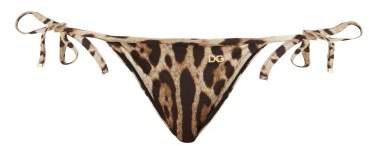 Leopard Print Bikini Briefs - Womens - Leopard