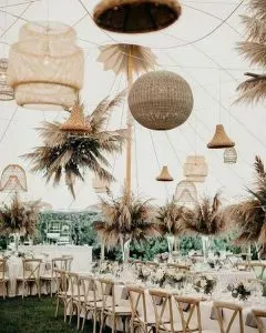 boho chic beach wedding reception ideas - Oh Best Day Ever