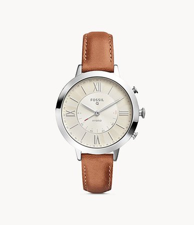 Hybrid Smartwatch Jacqueline Luggage Leather - FTW5012 - Fossil