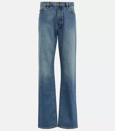 Alaïa - Lover low-rise straight jeans | Mytheresa