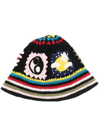 Alanui crochet-pattern Bucket Hat - Farfetch